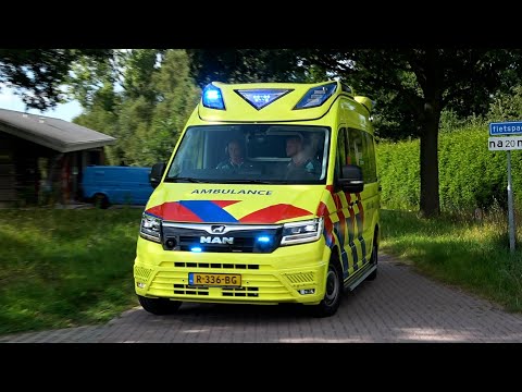 [Primeur] A1, Otaris TGE Ambulance 02-109 Buitenpost naar melding
