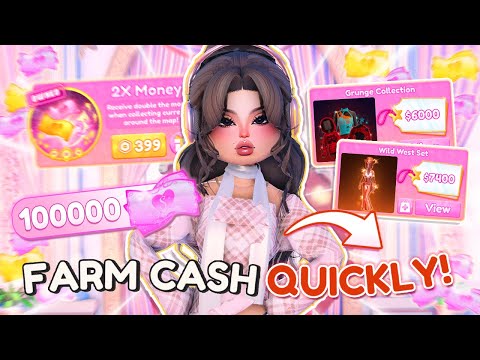 HOW to *FARM CURRENCY QUICKLY* in DRESS TO IMPRESS! 💰 FARMING TUTORIAL | Roblox