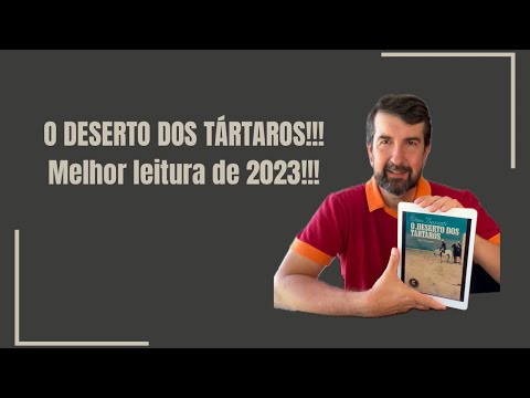 O melhor livro que li em 2023!!! O Deserto dos Trtaros!