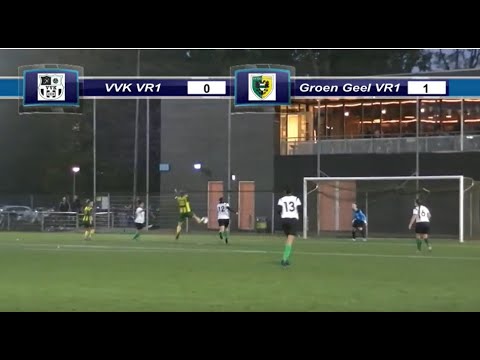 Doelpunten VVK VR1 vs Groen Geel VR1