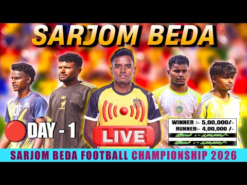 Day 1| Sarjom beda Dumka Football Match 2026 Live