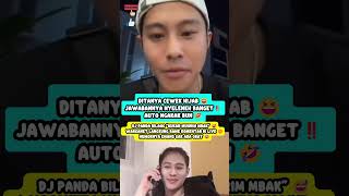 Download lagu DJ Panda Ditanya Cewek Berhijab‼ Jawabannya Bikin Ngakak 🤣#djpanda #viral #lucu mp3