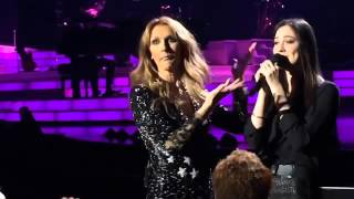 Celine Dion gets surprised when she listens to the brazilian Maria Claudia