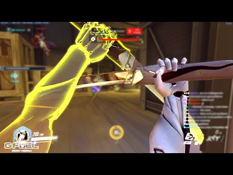 Necros Amazing Genji Gameplay - Overwatch Season 32 Top 500