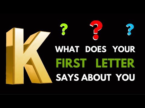 Initial Letter "K" Name Meanings | What Does It Mean If Your Name Starts With The Letter K