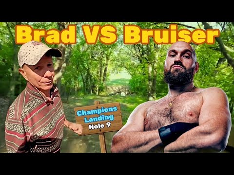 Brad vs The Bruiser Hole 9 at Champions Landing.