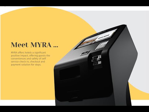 NEW - Hotel Self Checkin Kiosk - Come meet Myra.