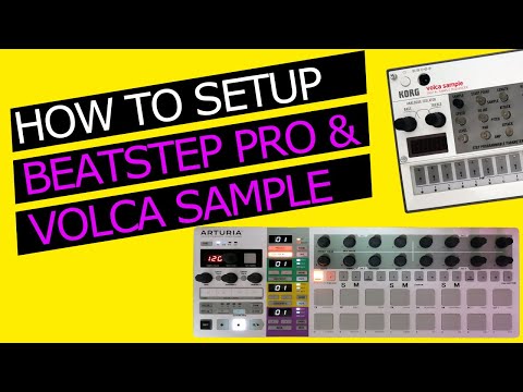 Korg Volca Sample and Arturia BeatStep Pro Full Setup Tutorial [New 2021]