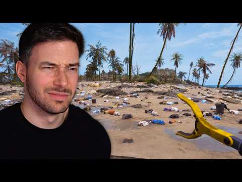 Tengo que limpiar una isla llena de basura | RESTORE YOUR ISLAND
