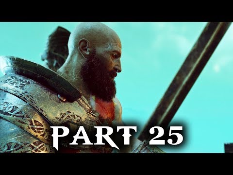 God of War Gameplay Walkthrough Part 25 - ESCAPE FROM HELHEIM  (PS4 2018)