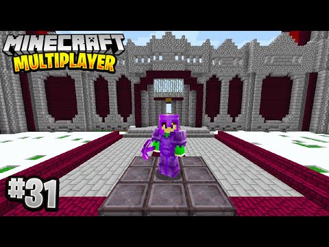 THE NETHERITE CASTLE in Minecraft Multiplayer Survival! (Episode 31)