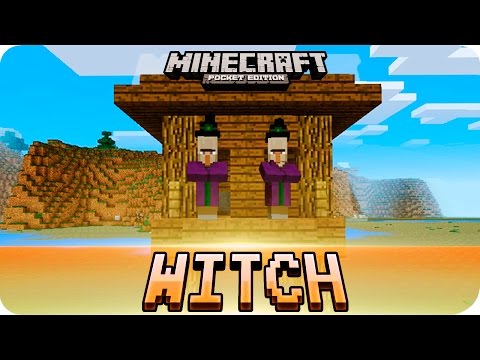 JerenVids - Minecraft PE Seeds - Witch Hut and Village at Spawn Seed! MCPE 1.2 / 1.1