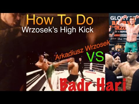 How To Do the Kick that KO’ed Badr Hari | Hemmer’s Gym Left High Kick Tutorial | Wrzosek vs Hari