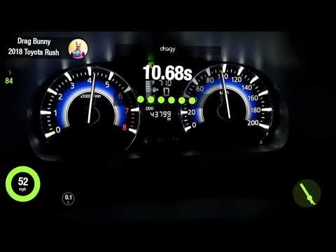 F800 Toyota Rush RWD 0-60 MPH Acceleration and 1/4 Mile