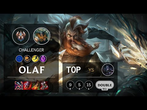 Olaf Top vs Shen - EUW Challenger Patch 11.17