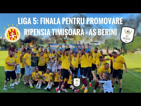 Liga 5 finala: Ripensia Timișoara rămâne în așteptare, AS Berini face pasul cel mare!