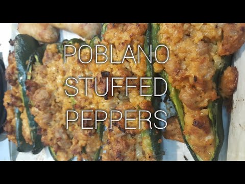 Poblano Stuffed Peppers