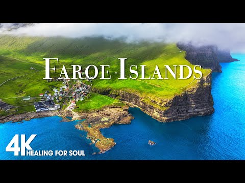 FAROE ISLANDS 4K - Scenic Relaxation Film with Calming Cinematic Music - Amazing Nature