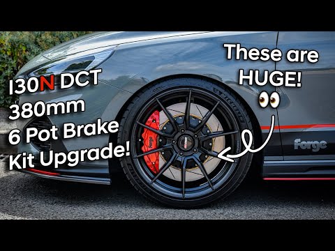 MASSIVE! 380mm Big Brake Kit Upgrade fitted to my I30N DCT FL