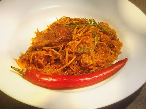 "Russian Winter Plov" - Spiced Pork and Rice Pilaf Recipe /Uzbeki
