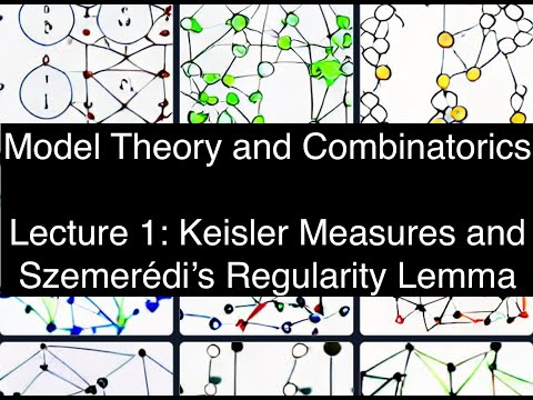 Model theory and combinatorics, Lecture 1 (Keisler measures, Szemerédi's Regularity Lemma)