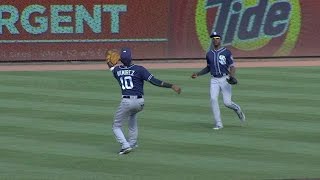 Download lagu SD@CIN: Ramirez makes the nice catch to retire Votto mp3