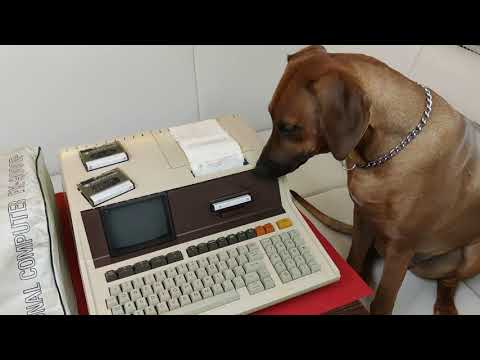 Personal computer Casio FX-9000P Basic test. Year of manufacture 1981.