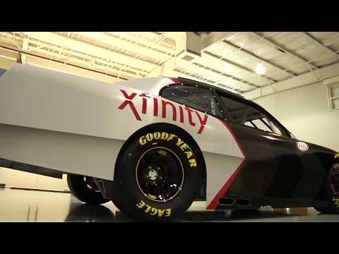 Take a 360-degree tour of the flange-fit XFINITY Series car body