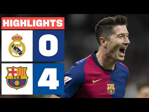 REAL MADRID 0 - 4 FC BARCELONA | RESUMEN LALIGA EA SPORTS