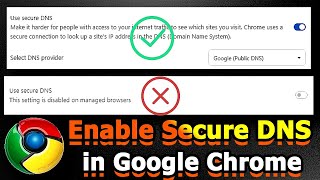 Download the video "How to Fix "This Setting Is Disabled on Managed Browsers" & Enable Secure DNS in Google Chrome"