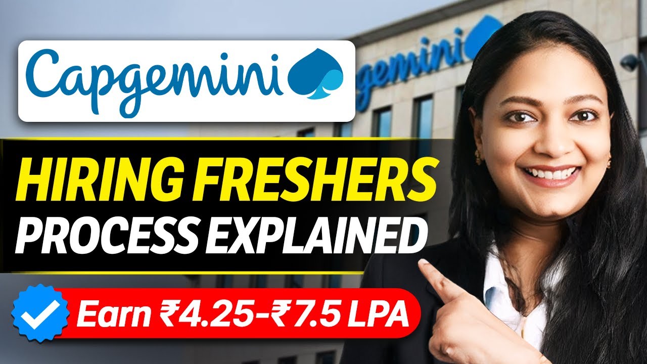 Capgemini HIRING [ON/OFF Campus] Process for FRESHERS | Full Details