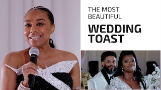 THIS IS THE MOST BEAUTIFUL WEDDING TOAST **TISSUE ALERT