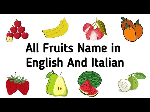 Fruit Name in italian || italian Vocabulary || learn italian. #vocabulary