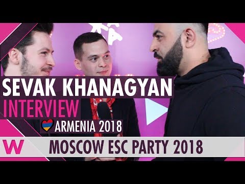 Sevak Khanagyan (Armenia 2018) Interview | Moscow Eurovision Party 2018