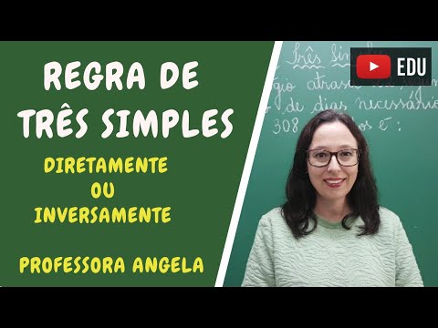 Simple Rule of Three - #2 - Directly or Inversely Proportional? How to Tell? Professor Angela