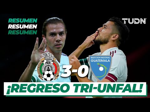 Highlights and goals | Mexico 3-0 Guatemala | 2020 Friendly | TUDN
