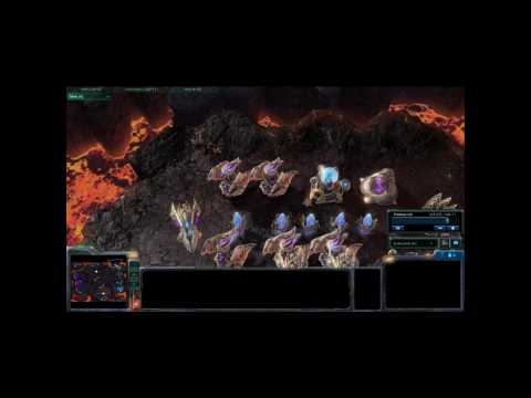 Starcraft 2 Beta - 2v2 Toss/Terran vs. Zerg/Terran - My partner leaves, I win