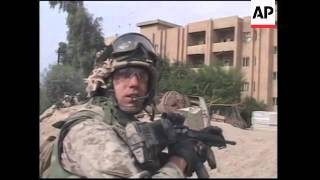 WRAP Troops fighting in Fallujah, tanks, helicopters