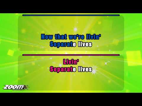 Phil Collins and Marilyn Martin - Separate Lives - Karaoke Version from Zoom Karaoke