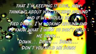 COLBIE CAILLAT TIED DOWN lyrics