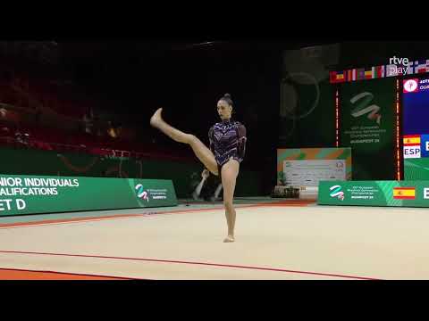 BEREZINA Polina (ESP) CLUBS AAQ 30,75 - ECH Budapest 2024