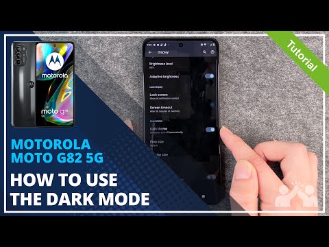 Motorola moto g82 5G - How to enable Dark Mode • 📱 • ⚫️ • 😎 • Tutorial