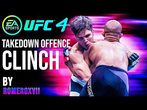 EA Sports UFC 4: TAKEDOWN OFFENSE PART 2! (CLINCH TAKEDOWNS)