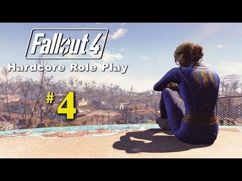 Fallout 4 Hardcore Survival Role Play - Ep 4: Meeting the Neighbors
