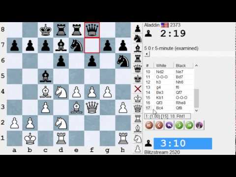 5' chess game live commentary #24 Hype for staying in BEST 5 list vs Aladdin