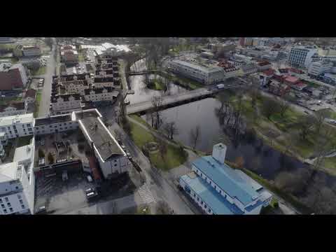 Höga vattennivåer Värnamo 2020