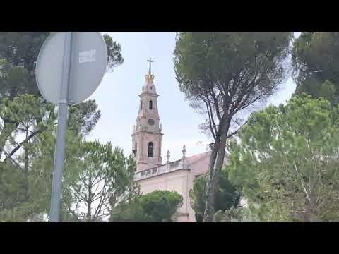 Basilica of Our Lady of the Rosary of Fatima Bells - Portugal August 14, 2021
