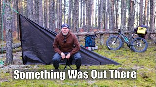Solo Tarp Only Spring Camping With Fat Tire Bike