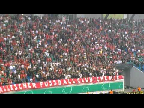 Fan-Aktion - Hallescher FC vs. Union Berlin - DFB Pokal 2010/11 - 15.08.2010
