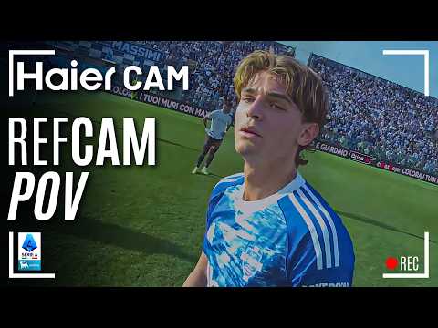 HAIER CAM | REF CAM POV: You Are The Referee in Como-Napoli | Serie A 2025/26